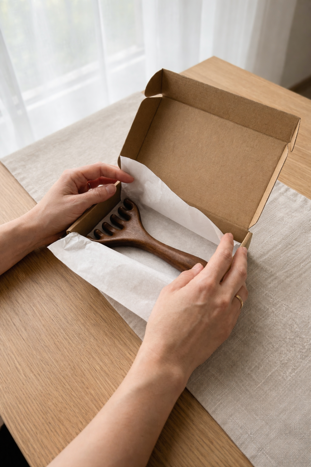 Cura  Spazzola Massaggiante Di Resuona