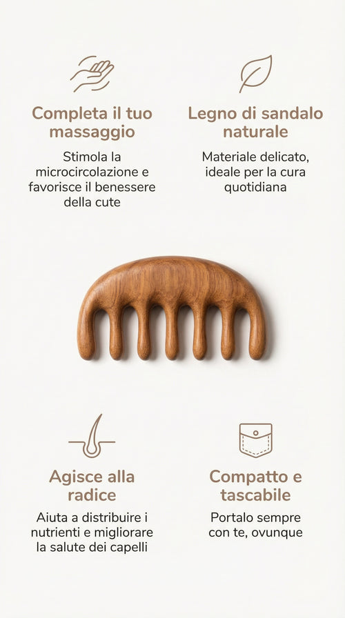 MASSAGGIATORE  CUTE  LEGNO DI SANDALO