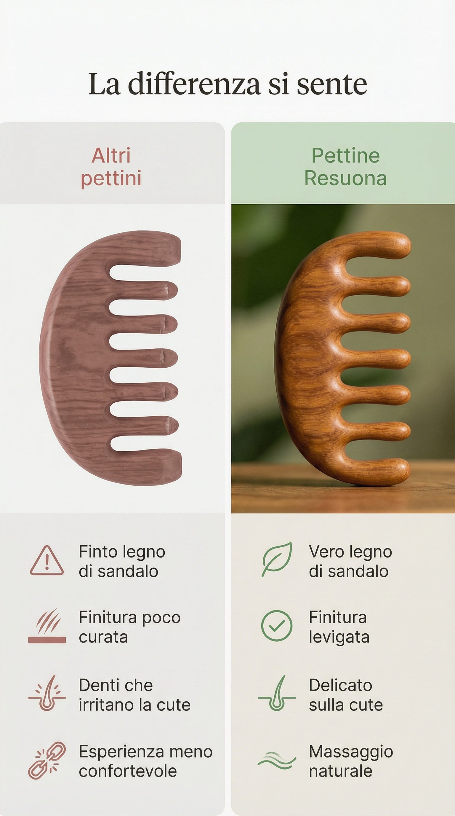 MASSAGGIATORE  CUTE  LEGNO DI SANDALO