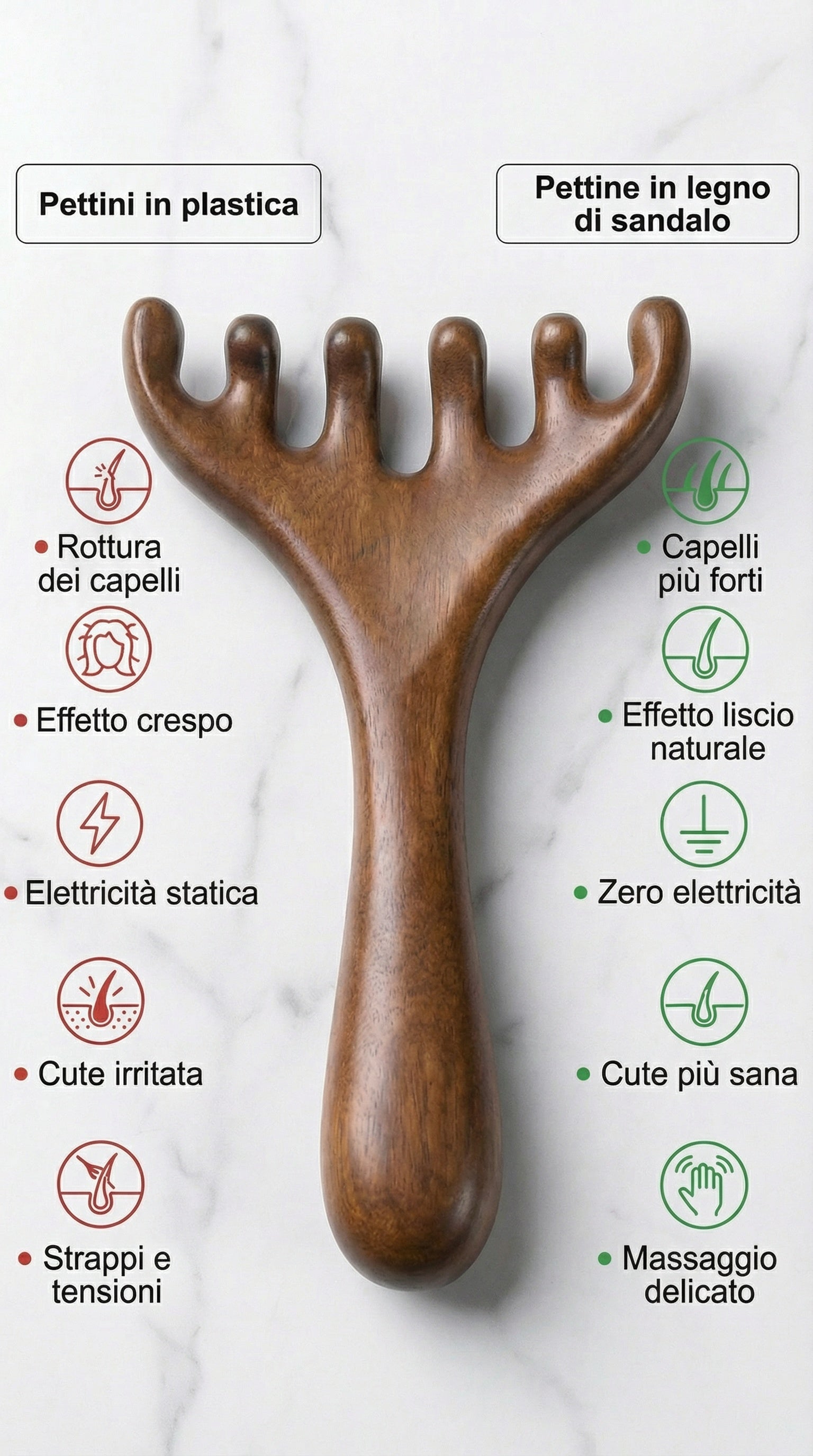 Cura  Spazzola Massaggiante Di Resuona