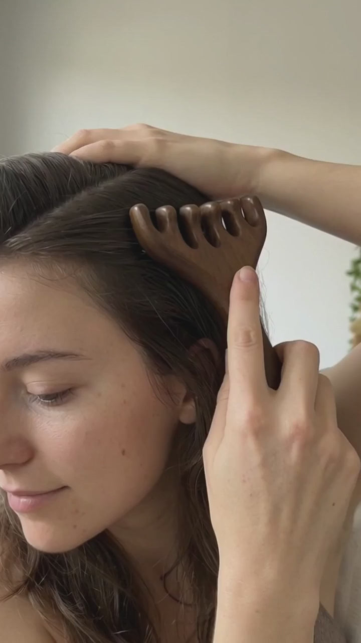 Cura  Spazzola Massaggiante Di Resuona